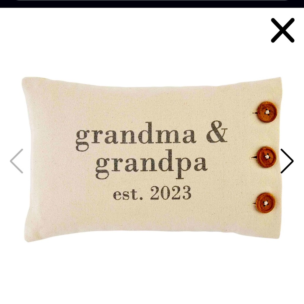 8x12 grandma and grandpa pillow 2023